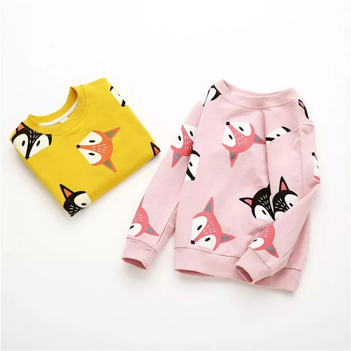 Yellow Fox Jumper For Boys And Girls