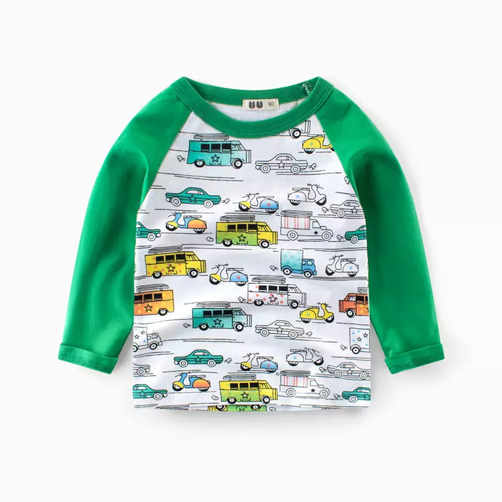 Transportation Full Sleeves Cotton  T-Shirt